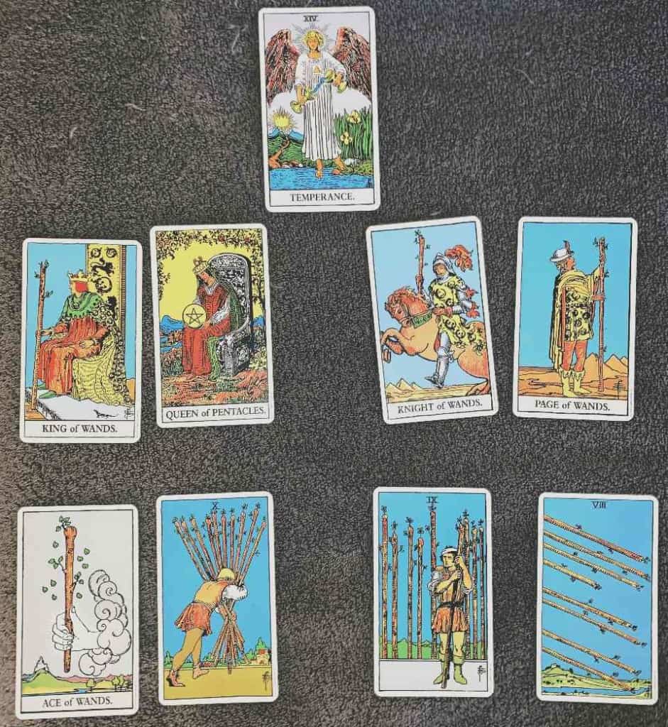 Which Tarot Cards are associated with Sagittarius