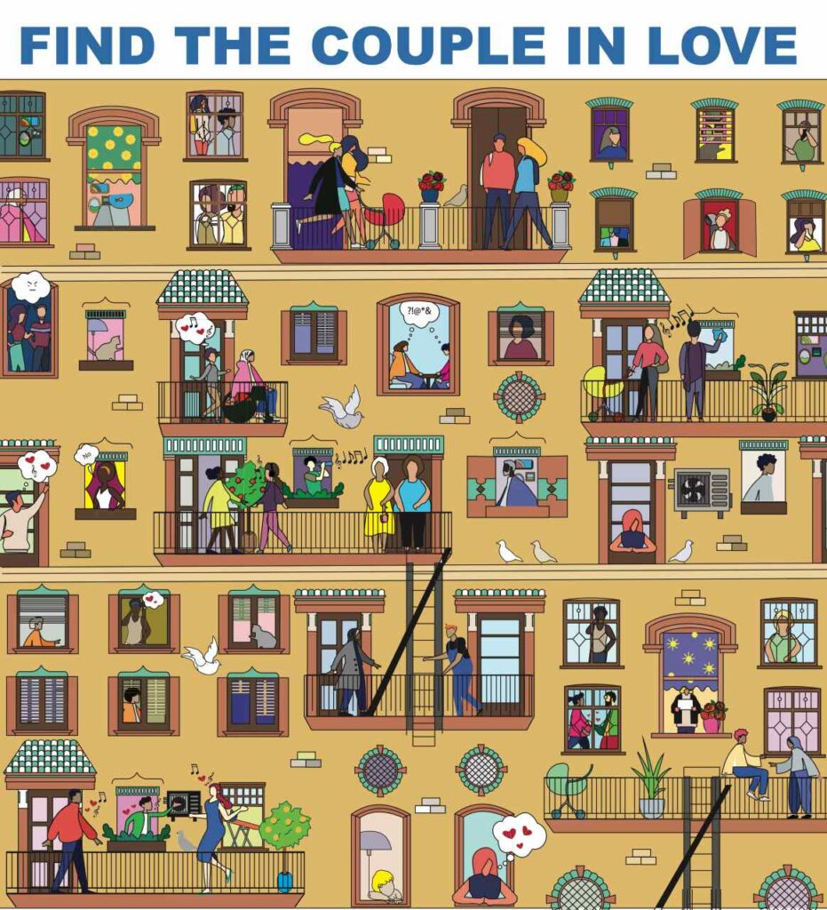 Find the couple in love!