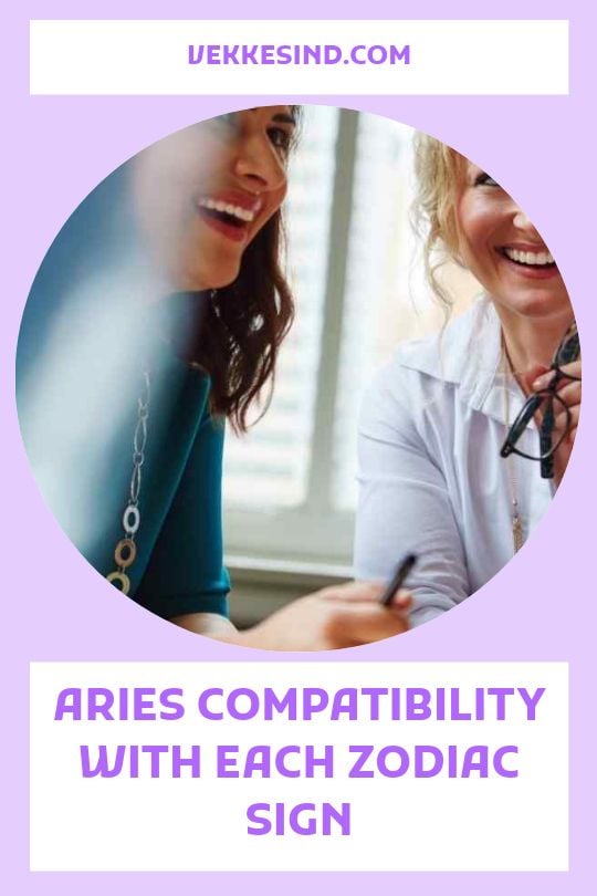 Aries Compatibility With Each Zodiac Sign - Vekke Sind