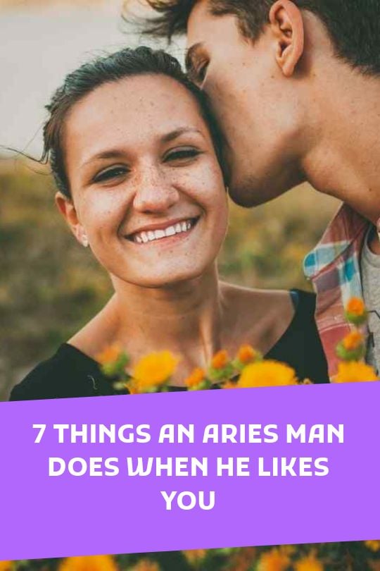 Aries Man When He Likes You