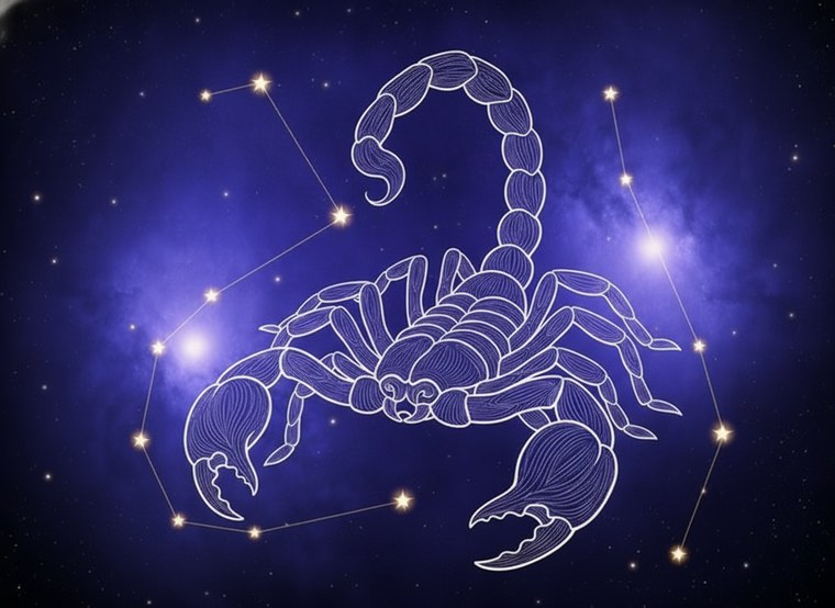 The Scorpio zodiac constellation, the sign linked to Death