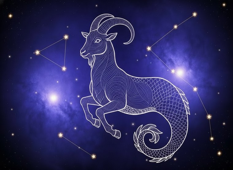 The Capricorn zodiac constellation, the sign linked to The Devil