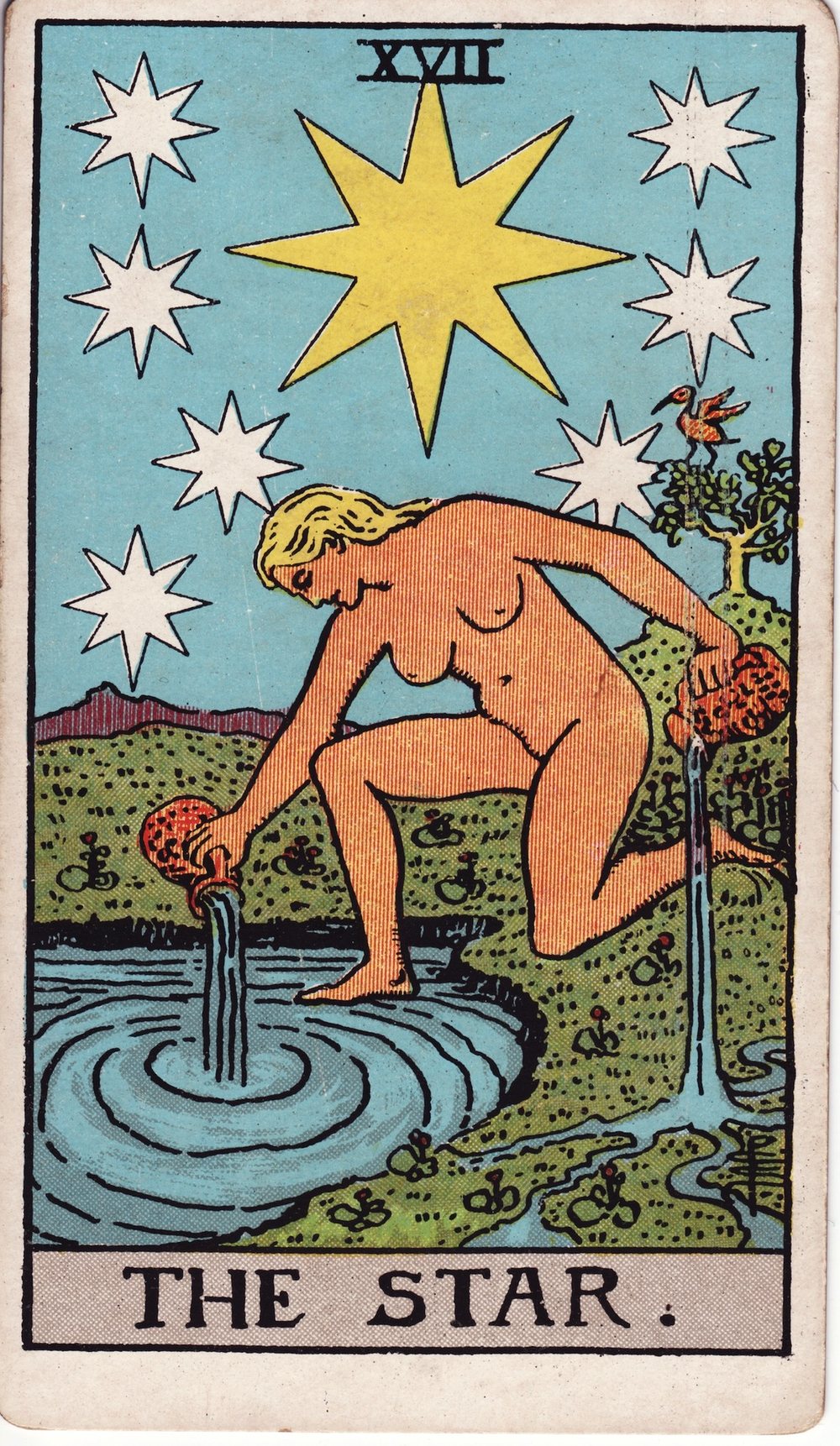 The Star card in the Rider-Waite-Smith tarot deck