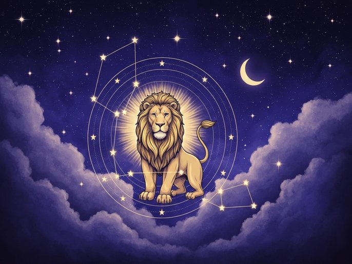 The Leo zodiac constellation, the sign linked to The Sun